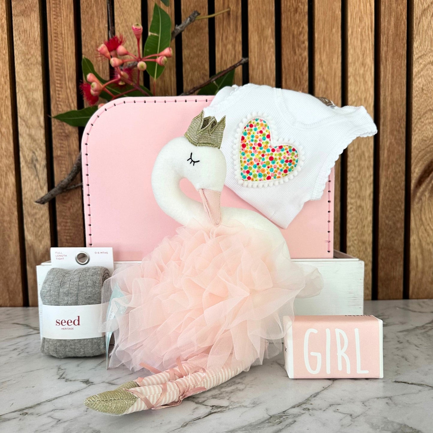 Graceful Swan Girl - One Posh Box
