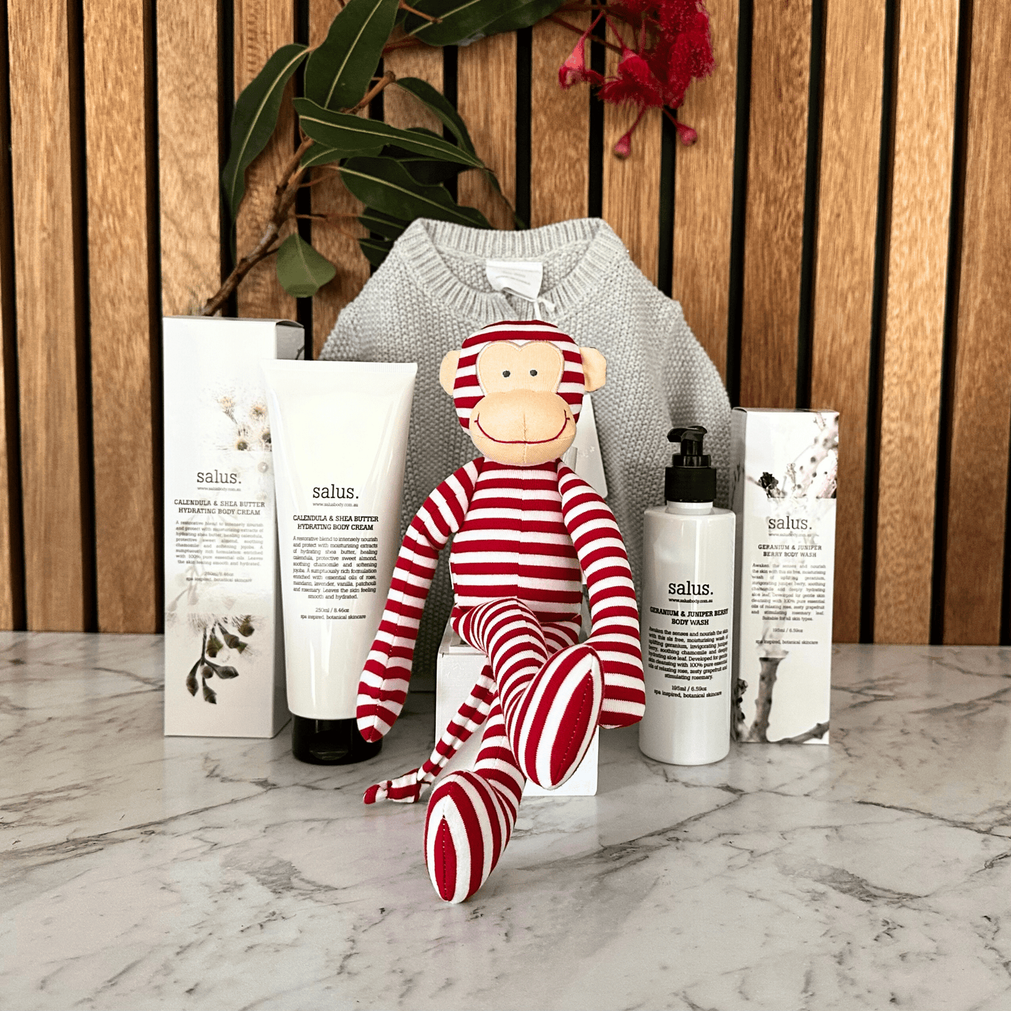 Monkey Love Meets Salus - One Posh Box